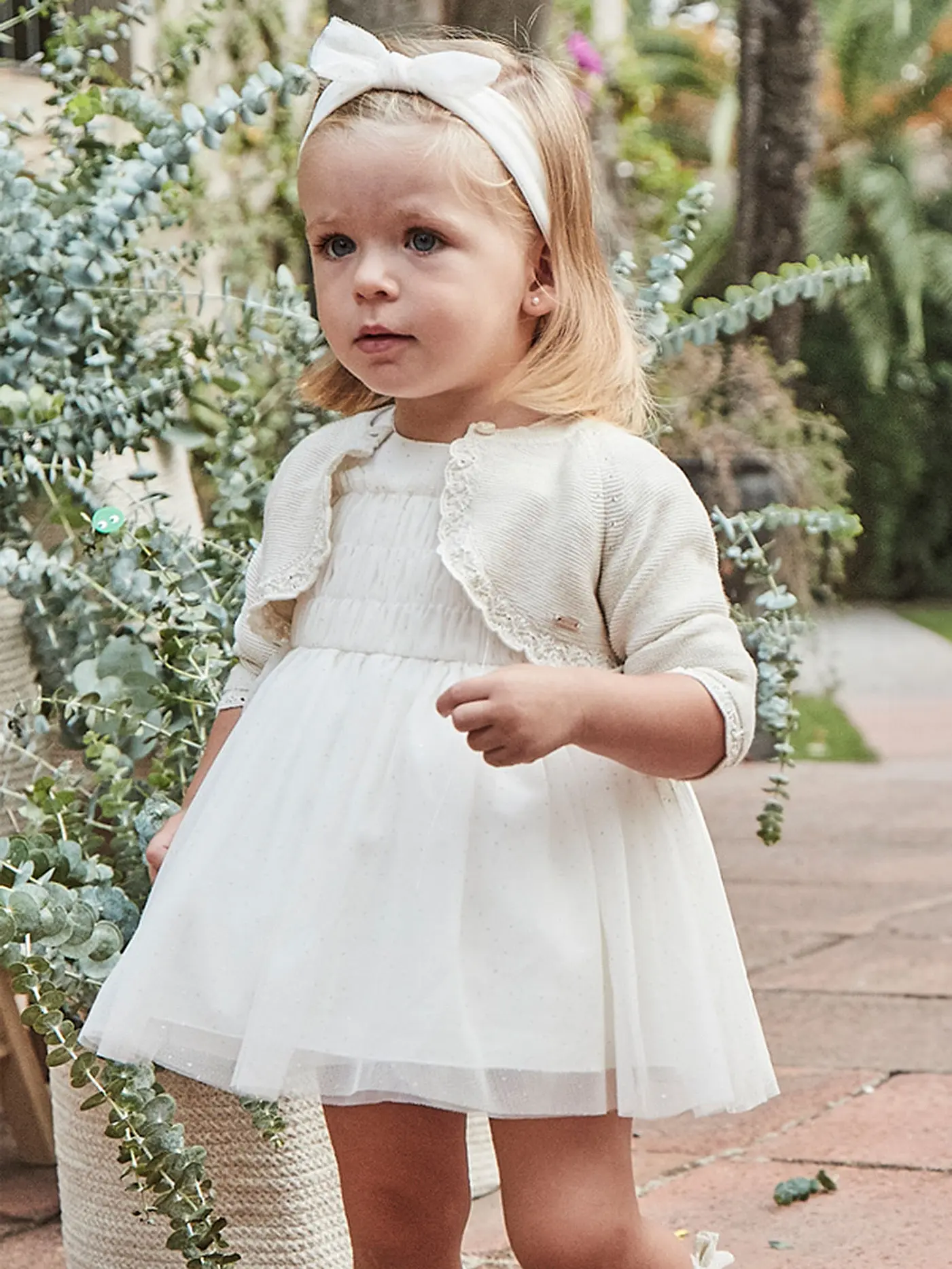 MAYORAL | Baby Kleid und Haarband | 